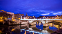 Tiber at night
